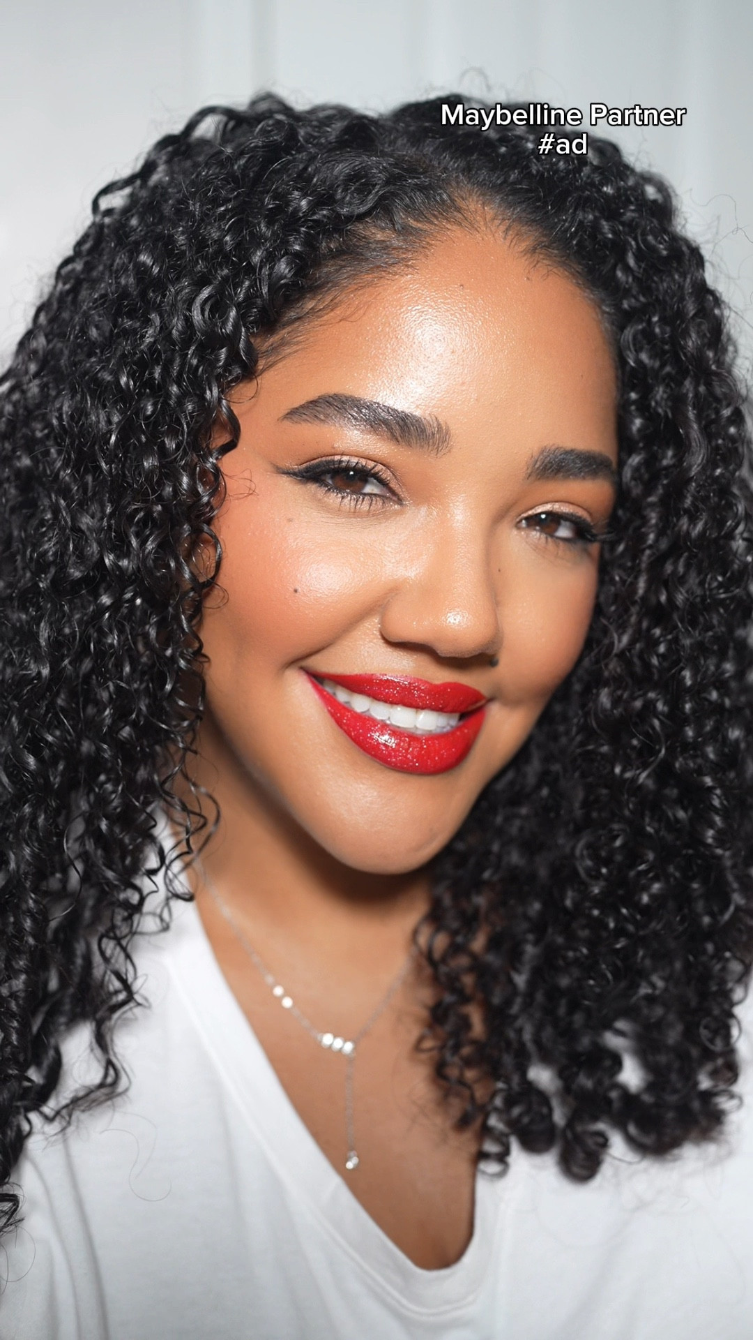 #ad #MaybellinePartner Winged eyeliner and a bold red lip is such a classic look for the Holidays! I used @maybelline Matte Ink Liquid lipstick with the Lifter gloss. 

I linked everything used in my LTK Storefront @shop.ltk #liketkit 
@target @targetstyle #TargetPartner #Target


#LTKHoliday #LTKBeauty #LTKGiftGuide