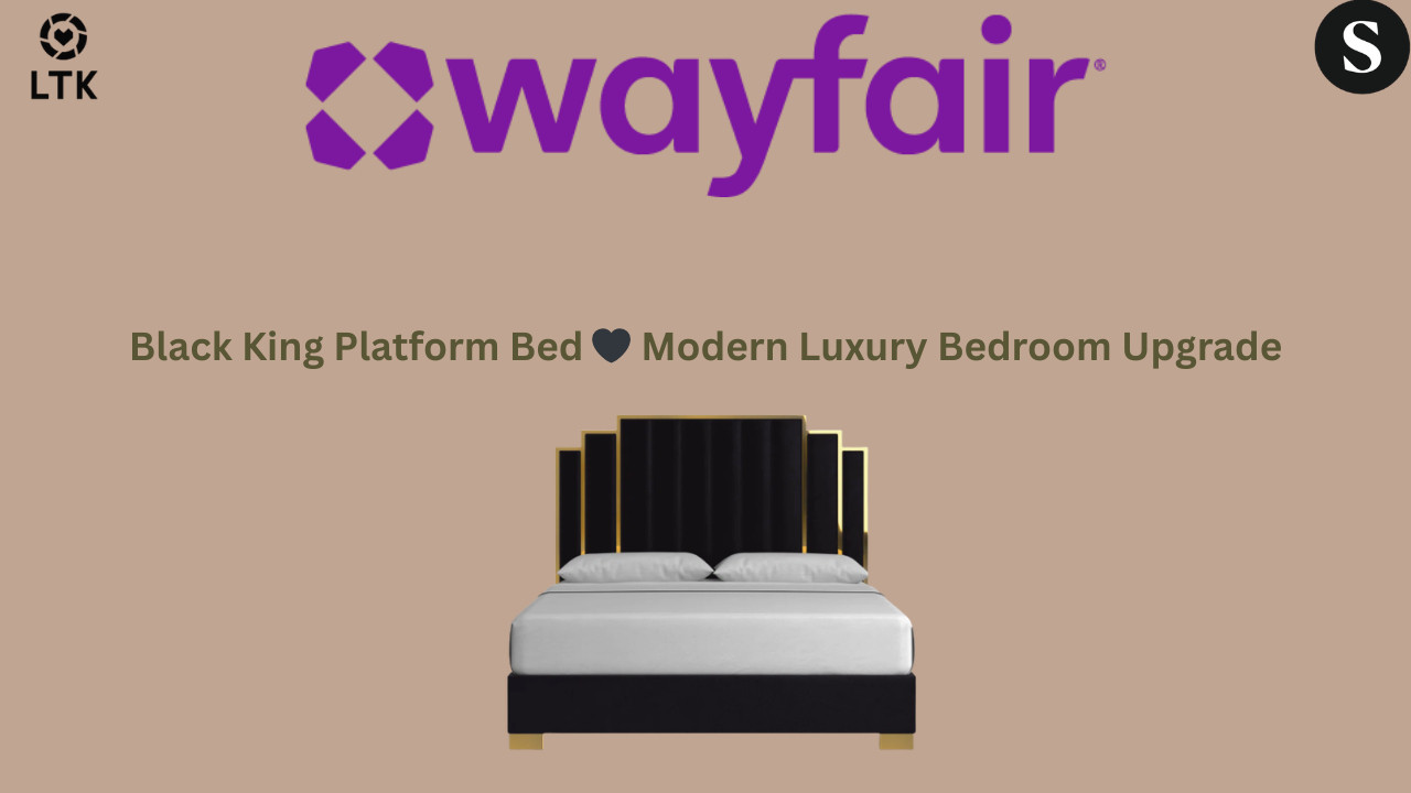 Black King Platform Bed 🖤 Modern Luxury Bedroom Upgrade

If you love bold and modern bedroom design, this black king platform bed makes a powerful statement. The sleek upholstered frame and minimalist structure create a sophisticated luxury bedroom look.
Shop this bed inside my ShopMy and LTK.

Black upholstered king platform bed designed with a modern low-profile frame and bold statement style.

ShopMy:
https://shopmy.us/shop/collections/4299239

LTK:


#BlackBedroom #KingBedFrame #ModernBedroomDecor #LuxuryBedroomStyle #WayfairHome #BedroomUpgrade #HomeDecorIdeas #LTKHome #ShopMyFinds


black king upholstered bed, modern platform bed black, luxury black bed frame, king platform bed frame, contemporary bedroom furniture

 

 #LTKSpringSale #LTKOver40 #LTKHome