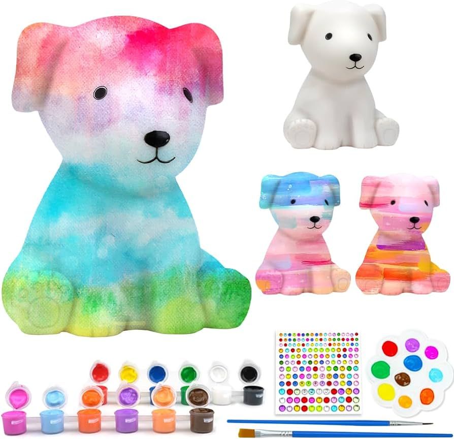 Paint Your Own Dog Lamp Kit 1pcs, DIY Dog Art Craft Painting Kits for Girls Boys Kid Age 4 5 6 7 ... | Amazon (US)