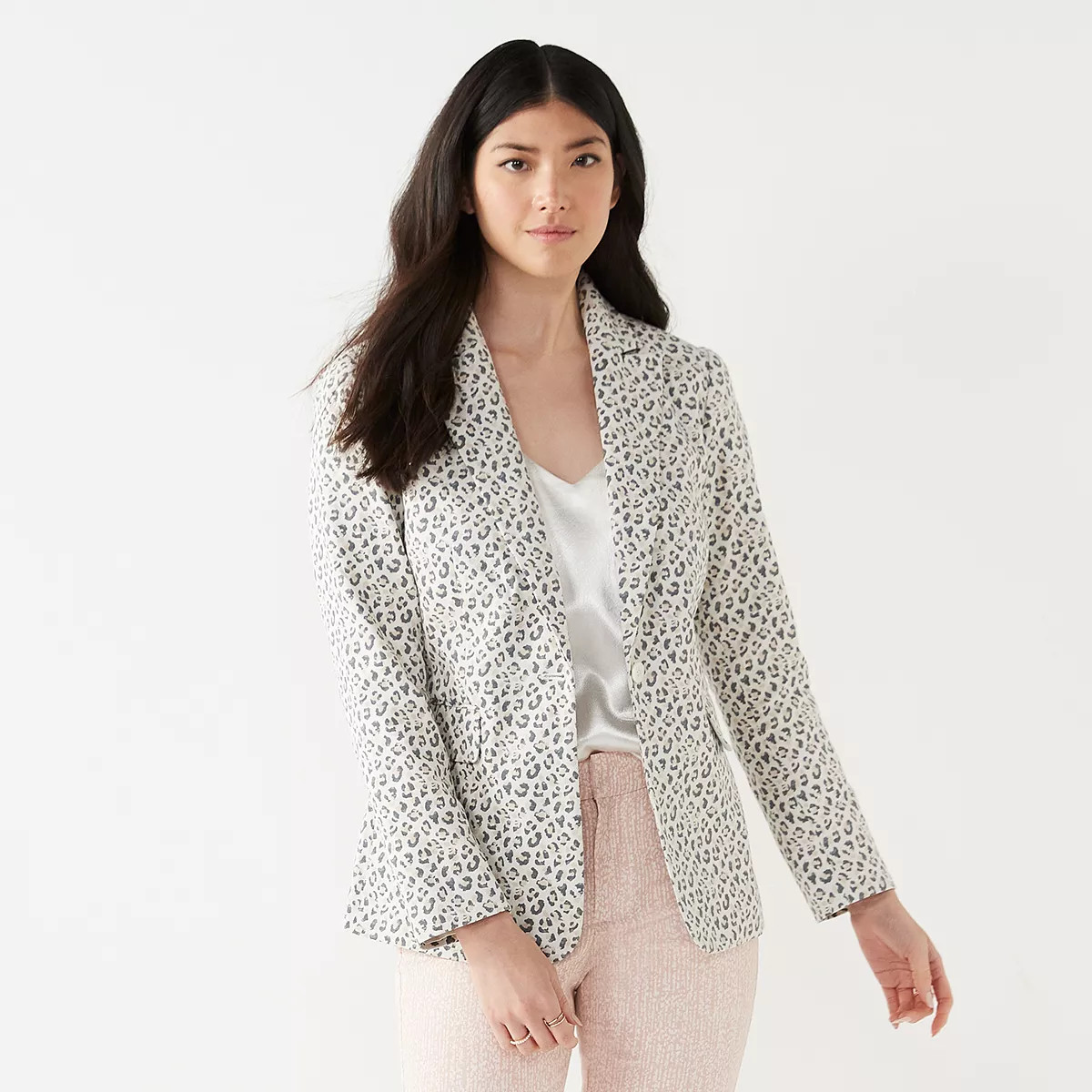 Women's Nine West Fitted City Blazer | Kohl's