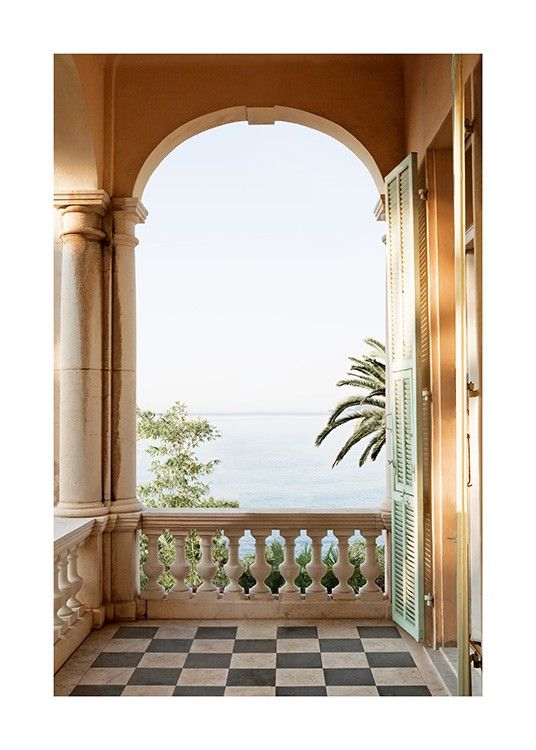 Mediterranean View Poster | Desenio