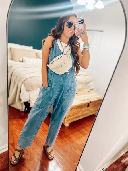 Love these denim overalls that are inspired by the free people overalls! The perfect comfy outfit idea for fall 2023.
4/5

#LTKstyletip #LTKfindsunder100 #LTKSeasonal