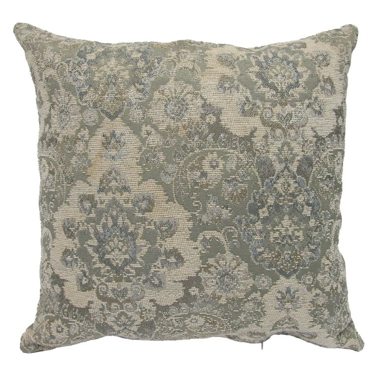 Mainstays 18" x 18" Woven Jacquard Dana Decorative Throw Pillow, Neutral - Walmart.com | Walmart (US)