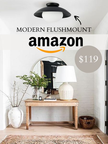 Amazon Modern Flushmount ceiling light with a designer look for an adorable price! Perfect for an entryway, bedroom, office or any room in the home 🏡 #amazon #flushmount #ceiling #light

#LTKsalealert #LTKhome