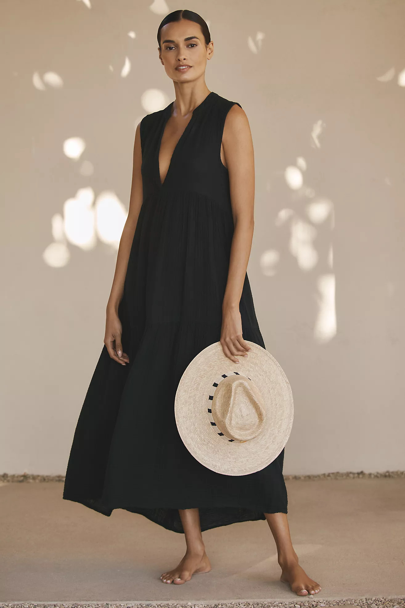The Kallie Flowy Maxi Dress | Anthropologie (US)