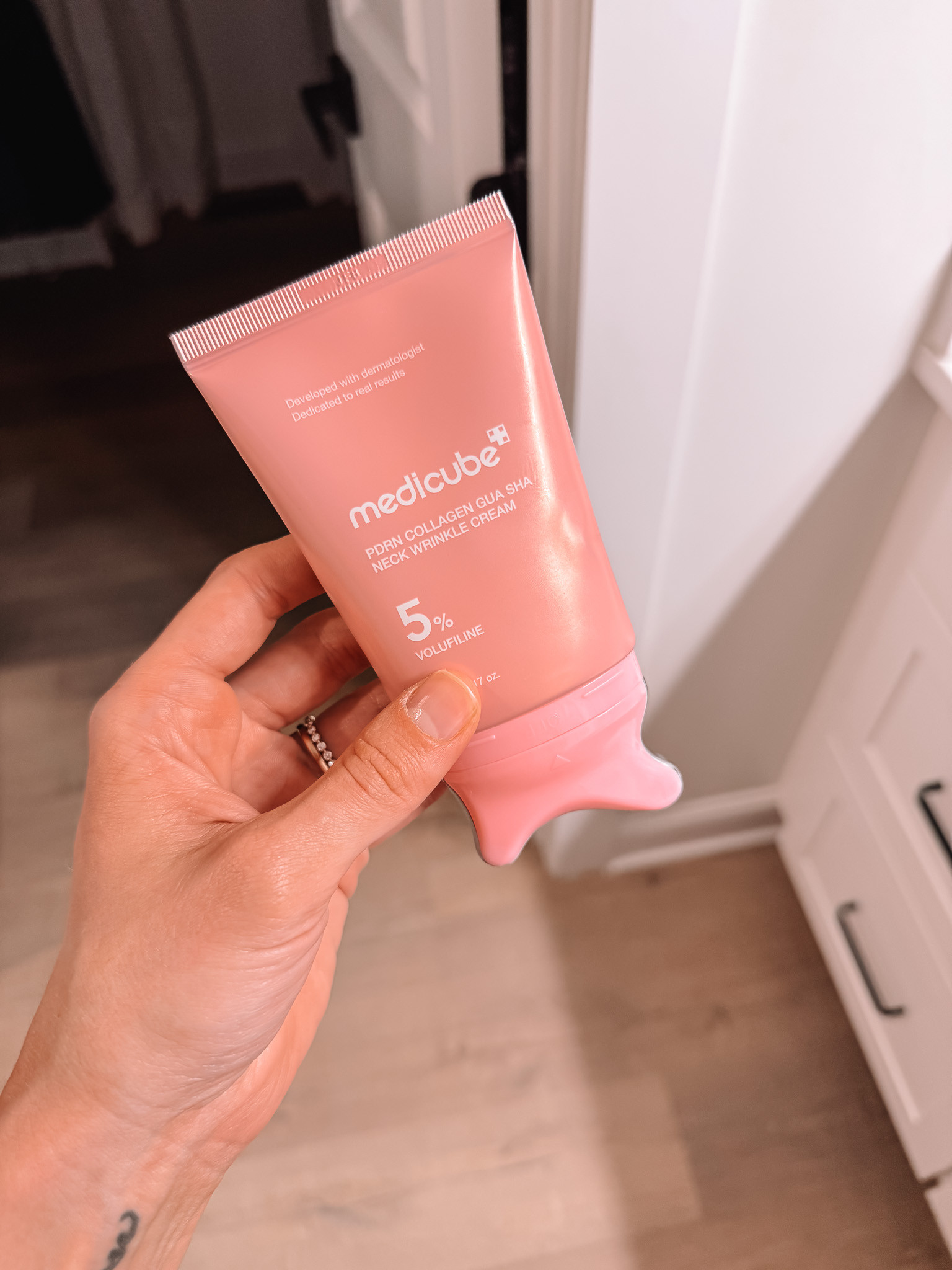 This neck cream is so good!! You can put it in the fridge and use in the AM for extra depuffing with the gua sha.  

 #LTKgrwm #LTKmorningroutine #LTKselfcare
