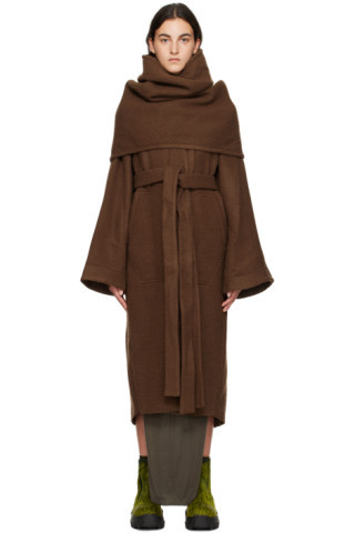 Brown Dagger Coat | SSENSE