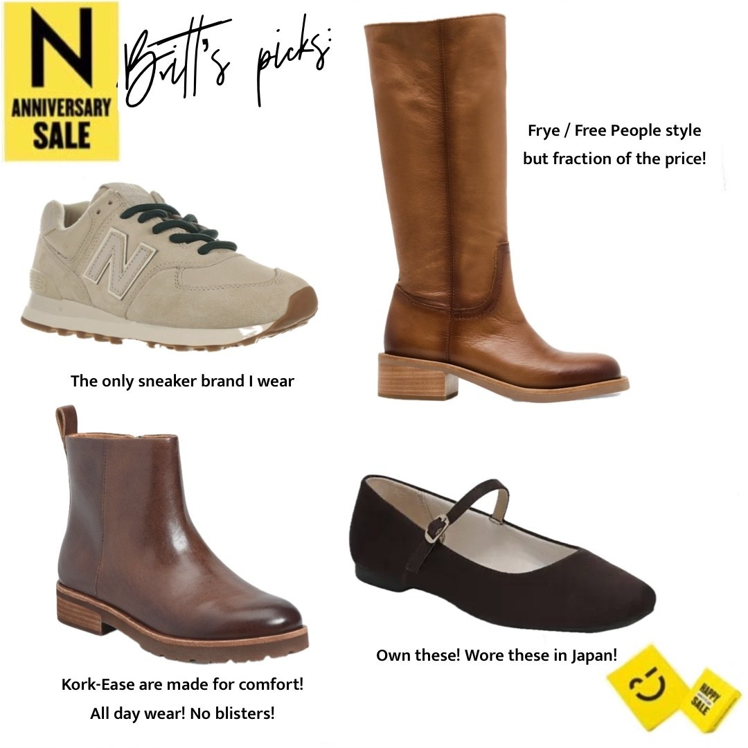 Nordstrom Anniversary Sale Shoe picks! Leather boots, Ankle Boots, Free People style boots, New Balance Sneakers, Mary Jane flats, affordable shoes, shoe sale, autumn winter shoes, knee high boots,

#LTKSaleAlert #LTKSeasonal #LTKU