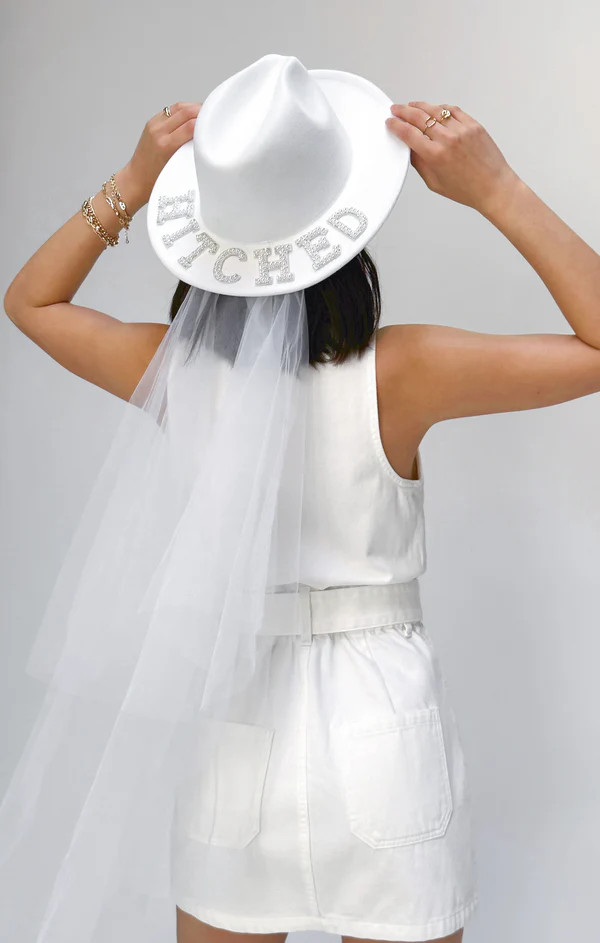 Let's Get Hitched Detachable Veil Hat | Show Me Your Mumu