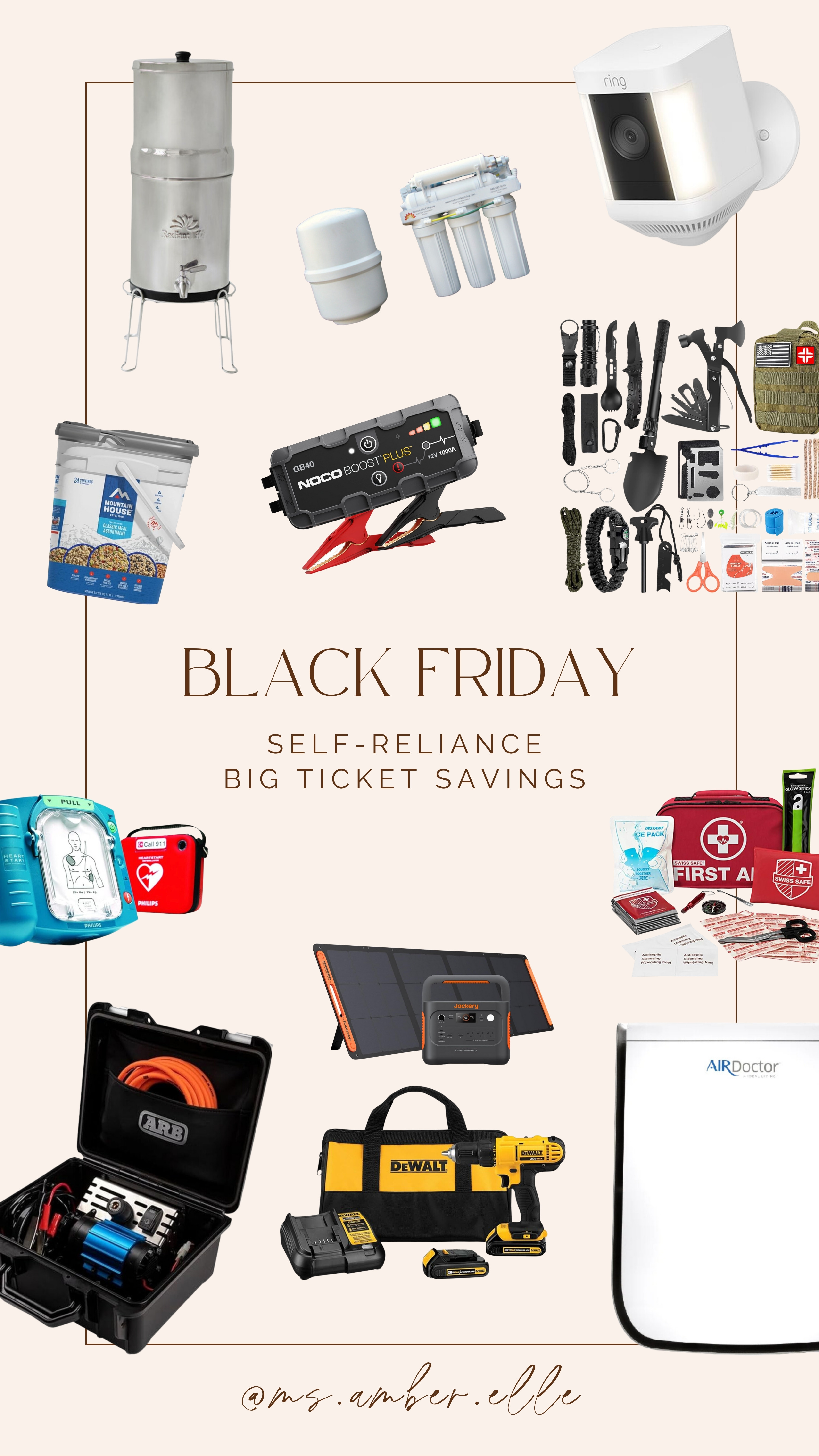 Black Friday deals for self-reliance and emergency preparedness 

 #LTKCyberWeek #LTKGiftGuide #LTKHome