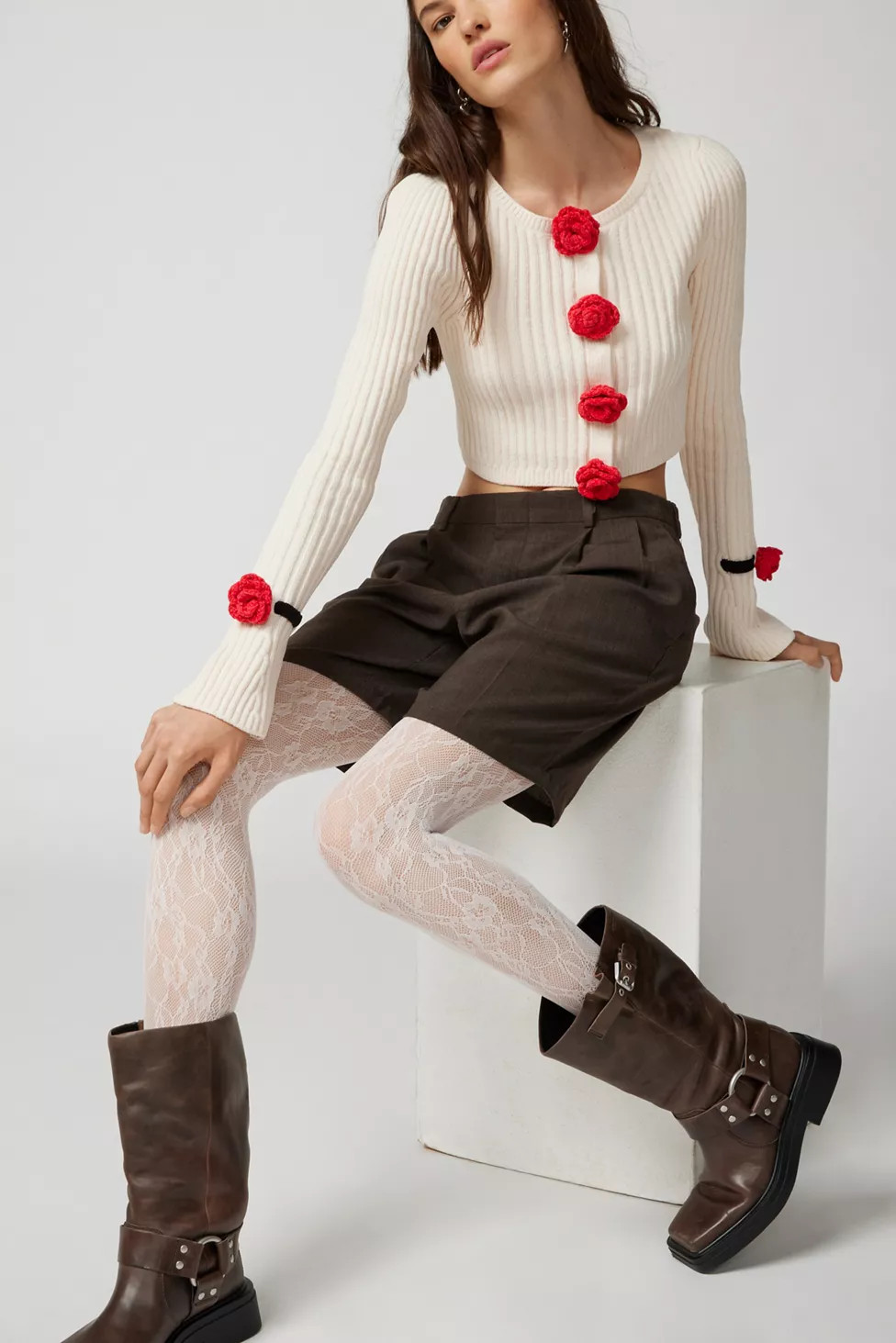 UO Hillary Lace Tight | Urban Outfitters (US and RoW)