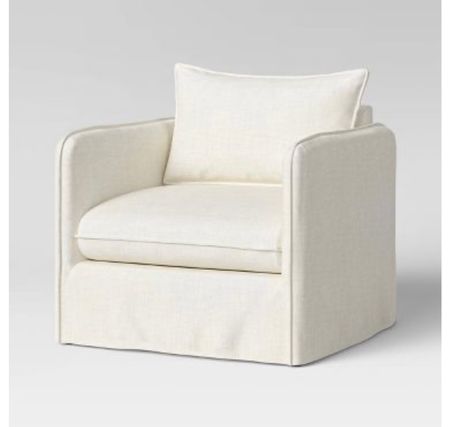 Back in stock! Love this versatile accent chair 😍

Linen chair, studio McGee, Target, living room, sitting area, white chair, cream chair, neutral furniture, slipcover chair

#LTKhome