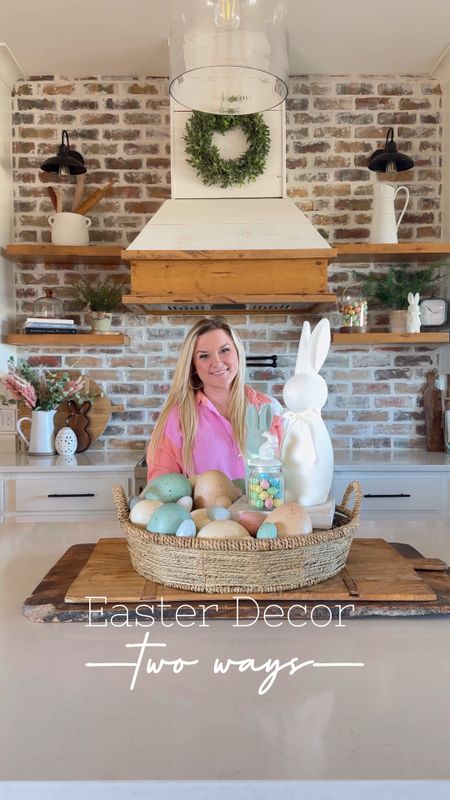 Simple and easy Easter centerpiece ideas for your island or your table! And it’s all affordable from Walmart and Target! I’ve also linked my outfit! 
 

Amazon
Farmhouse
Kitchen
Home decor
Bunny
Easter
Spring top 
Kendra Scott jewelry 

#LTKSeasonal #LTKVideo #LTKhome