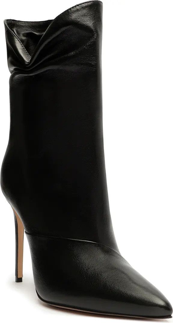 Schutz Sidonie Pointed Toe Bootie | Black Bootie Booties | Black Shoes | Spring Outfits  | Nordstrom