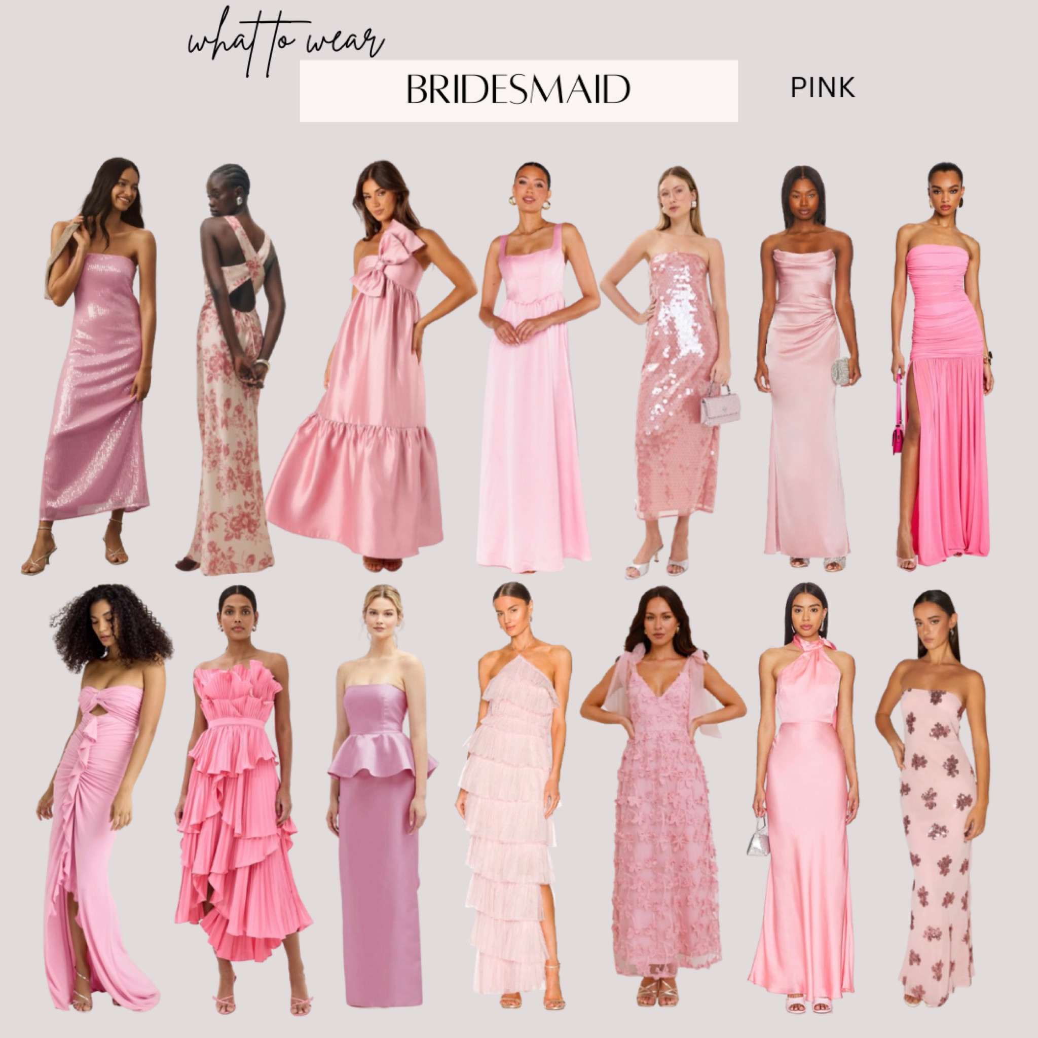 Pink Bridesmaid Dress / Wedding Guest Dress

Bridal party, wedding season, gown, formal event, long dress, midi dress, satin dress, revolve dress, lulus, reformation, vacation dress, Europe trip, travel beach summer 

#LTKWedding #LTKParties #LTKTravel