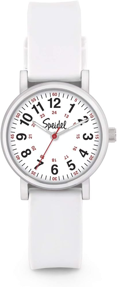 Speidel Scrub Petite Watch Made for Doctors, Nurses, EMT, Surgeons and Students w/Red Second Hand... | Amazon (US)