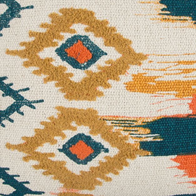 20"x20" Oversize Boho Ikat Square Throw Pillow - Rizzy Home | Target