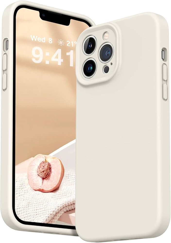 for iPhone 13 Pro Max Case, Liquid Silicone Shockproof Upgraded [Camera Protection] Slim Soft Fin... | Amazon (US)
