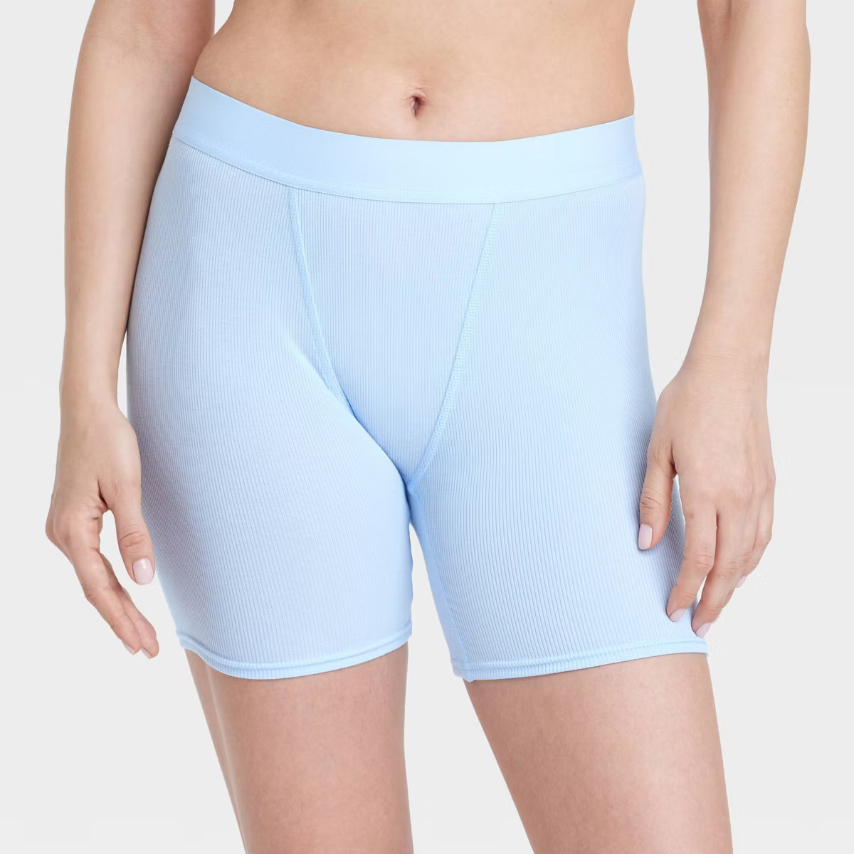 Women's Cotton Blend Ribbed Boxer Briefs Underwear - Auden™ | Target