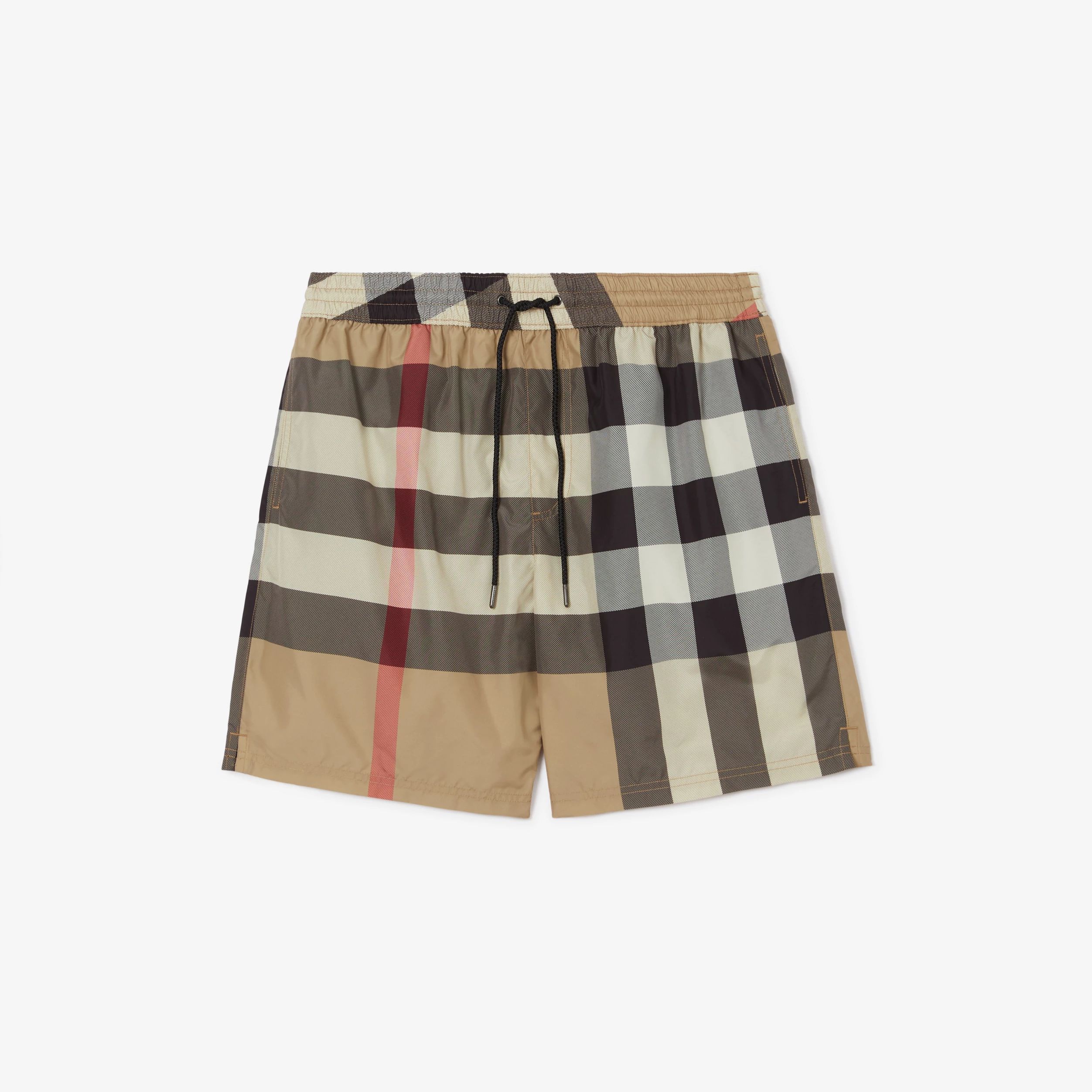 Exaggerated Check Drawcord Swim Shorts | Burberry (US)