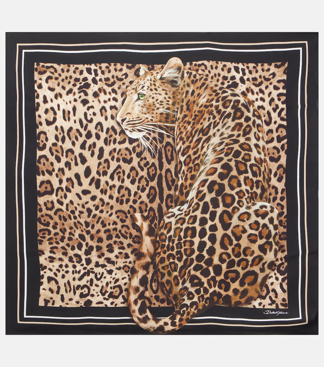 Leopard-print silk scarf | Mytheresa (UK)
