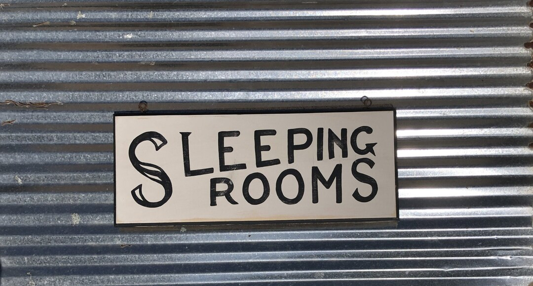 Sleeping Rooms Sign/farmhouse Style Sign/antique Reproduction/rooms Sign/black and White Sign/gue... | Etsy (US)