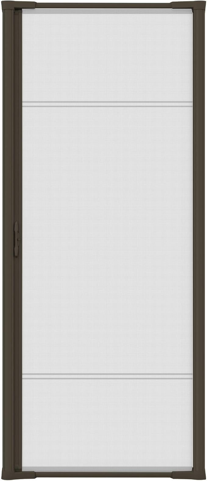 LARSON Brisa Single Brown Retractable Screen Door, Door Mesh Screen with EZ-Glide Fits 78-in to 7... | Amazon (US)