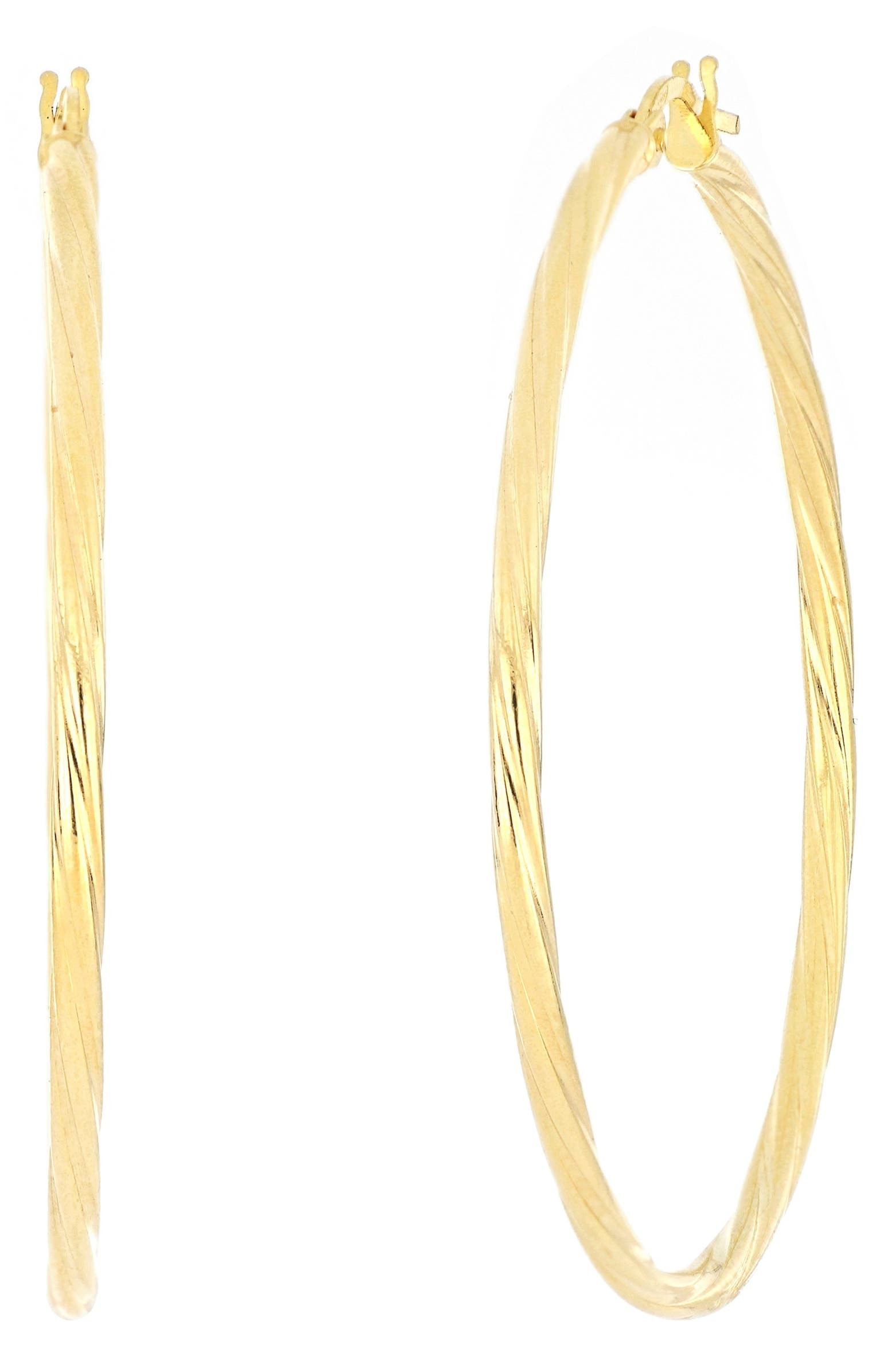 14K Gold Twisted Hoop Earrings | Nordstrom