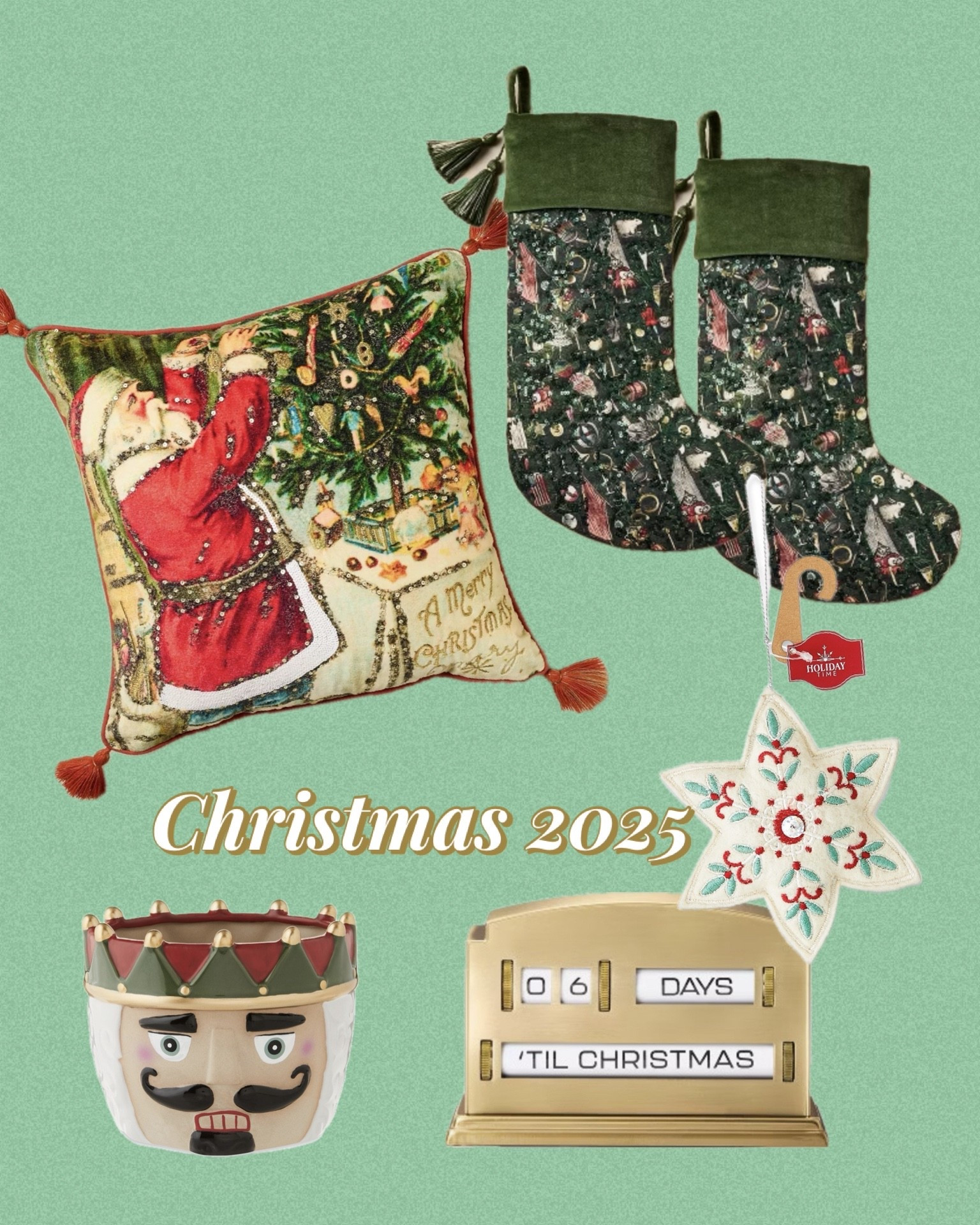 My whole Christmas vibe this year. These stockings have all the vintage Christmas toys on them!!! 

#LTKSeasonal #LTKHome #LTKHoliday