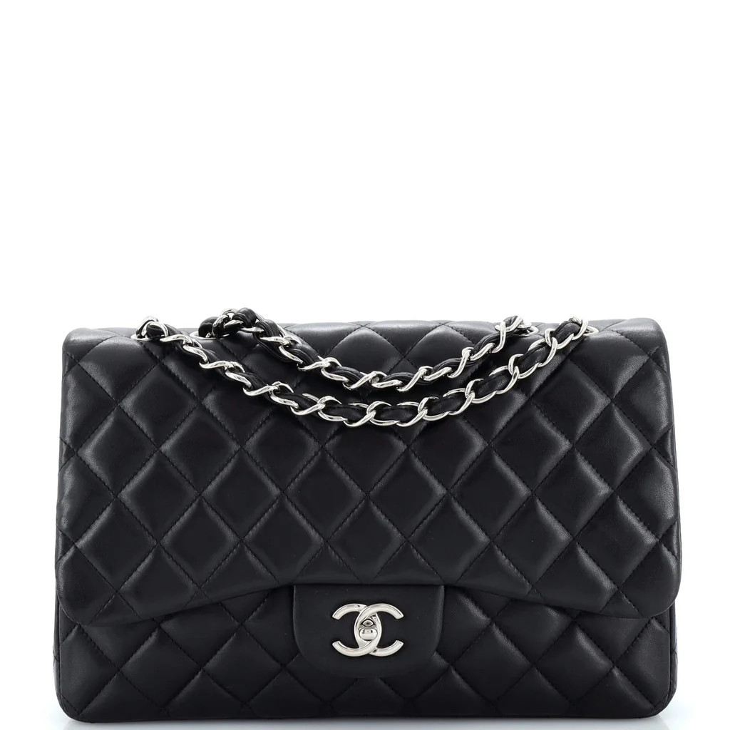 Classic Single Flap Bag Quilted Lambskin Jumbo | Rebag