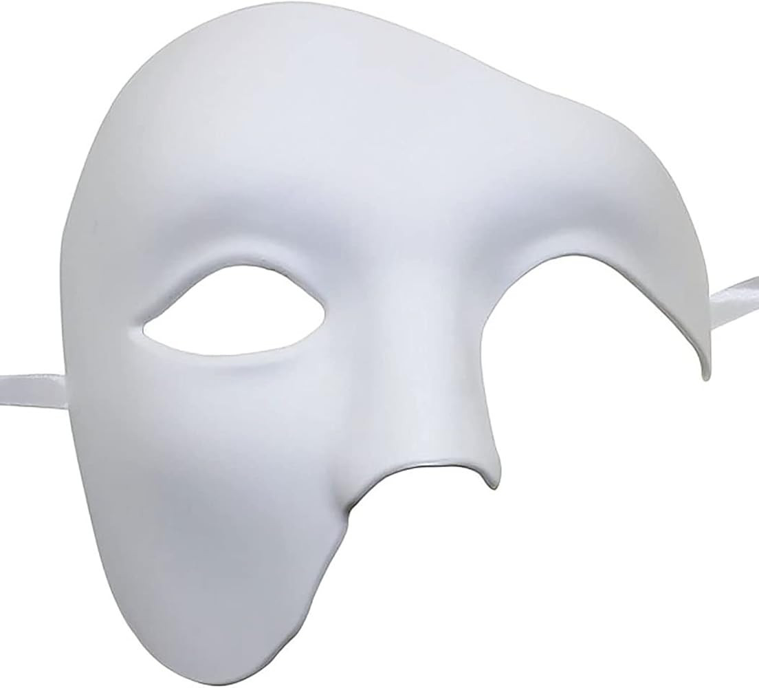 DIANCHU Phantom of The Opera Mask,Phantom Opera Mask Men Half Face Venetian Masquerade Mask for H... | Amazon (US)