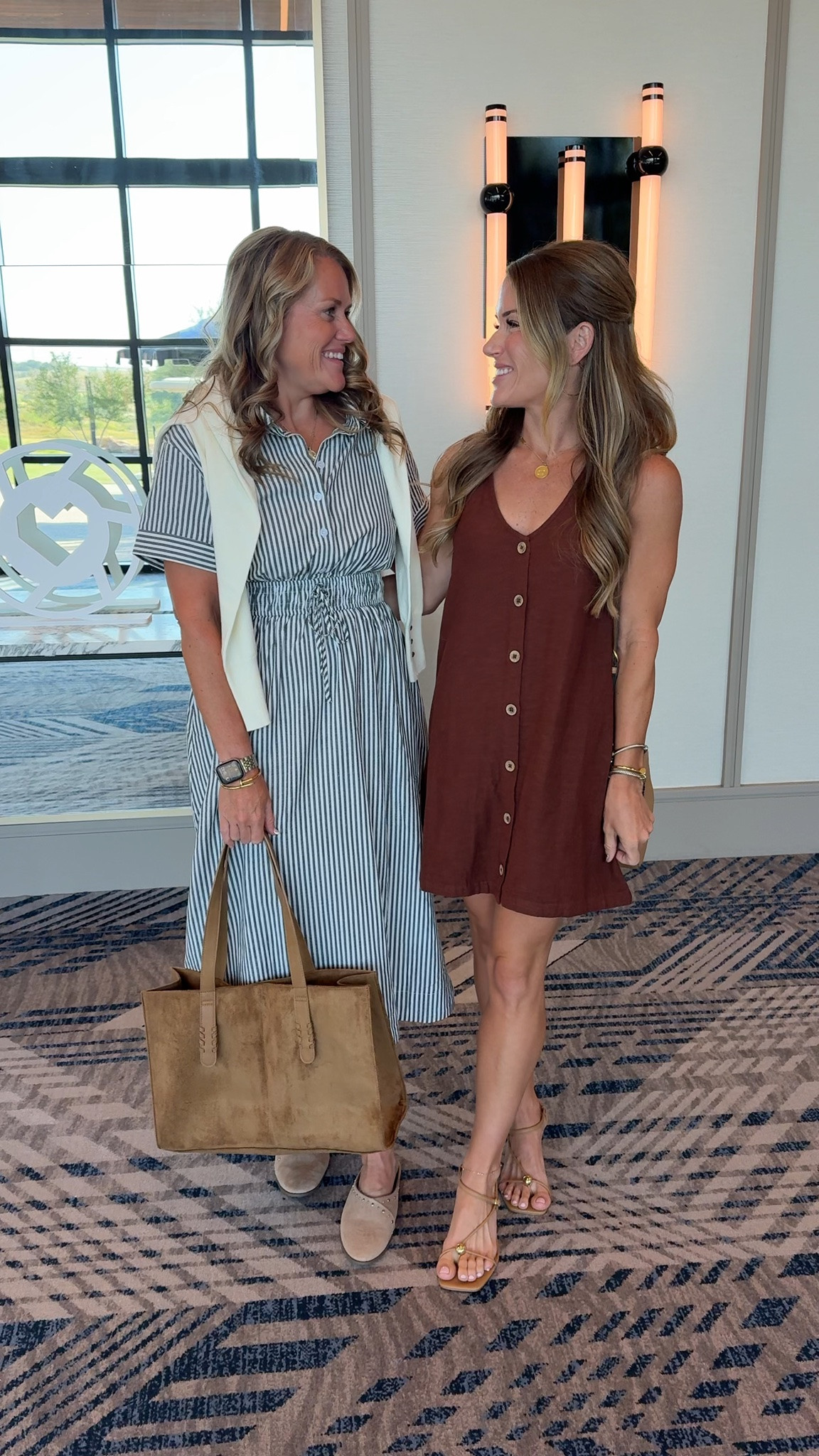 Day 3 of LTKCon 

Casual fall outfits fall transitional outfits midi dress mini dress striped dress sandals mules trendy fashion #LTKootd #LTKgrwm

#LTKCon #LTKootd #LTKgrwm