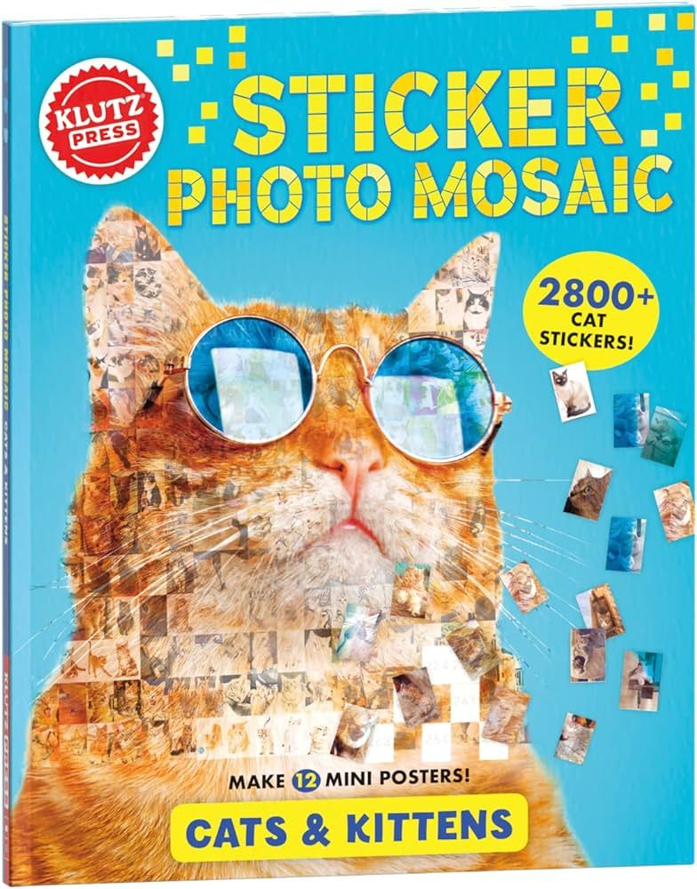 Klutz Sticker Photo Mosaic: Cats & Kittens Small | Amazon (US)