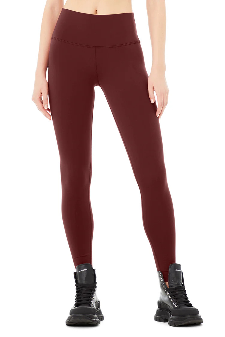 High-Waist Airbrush Legging - Cranberry | Alo Yoga (US)