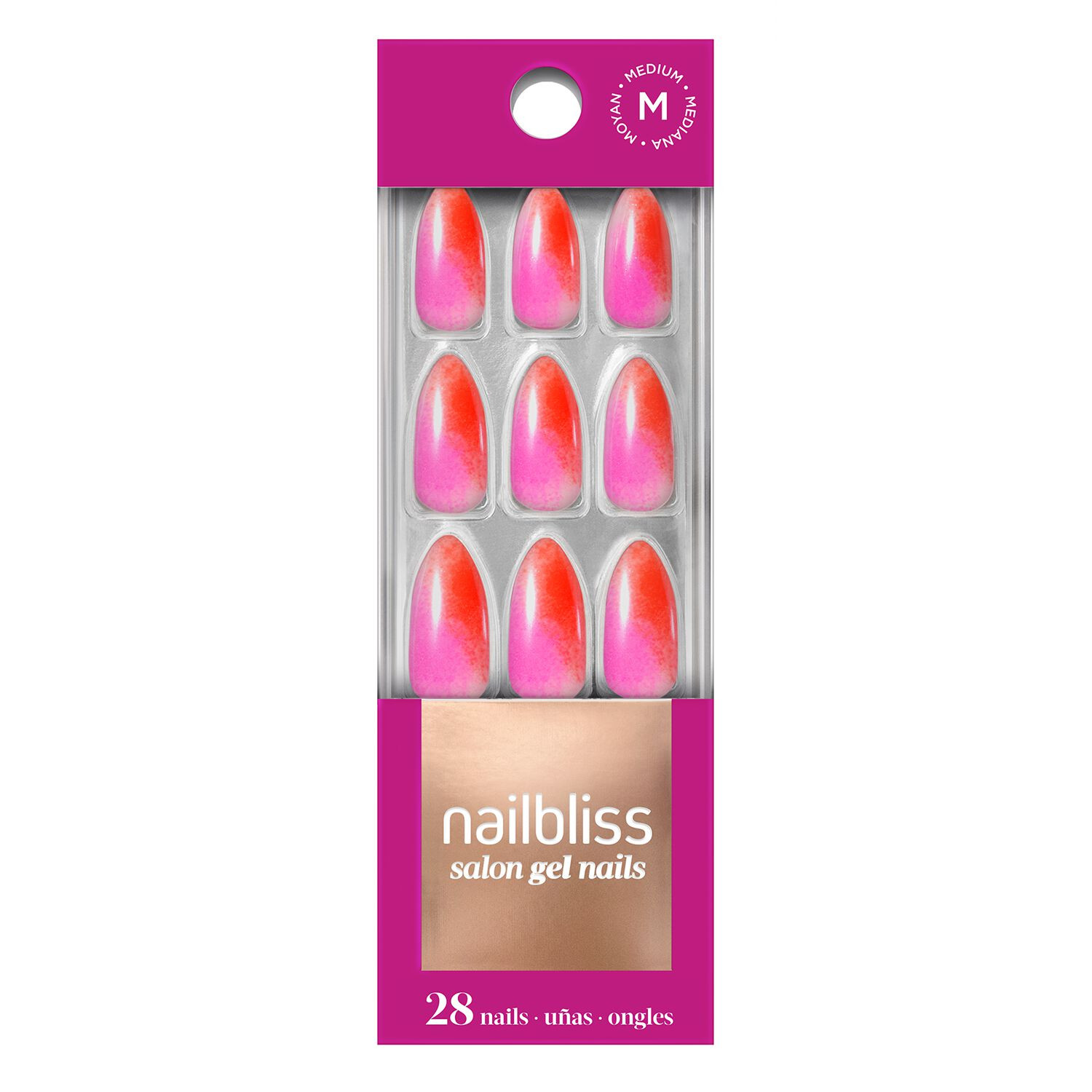 Gel Nail Effects Press-On Nail Kit Tequila Sunrise | Sally Beauty