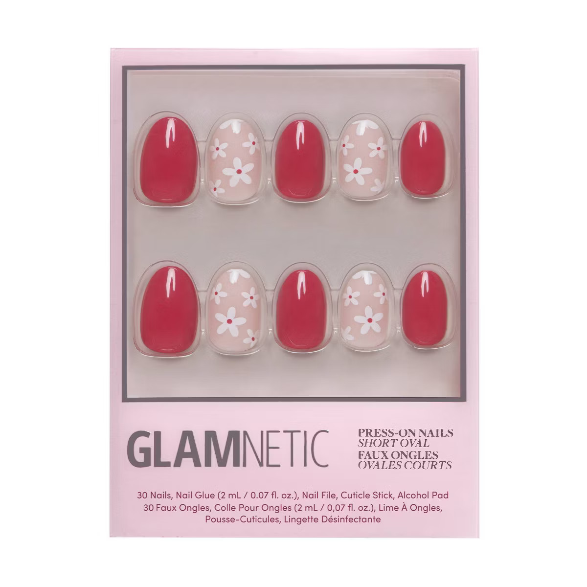 Glamnetic Women's Nail Set - Red Blossom - Ulta Beauty | Target