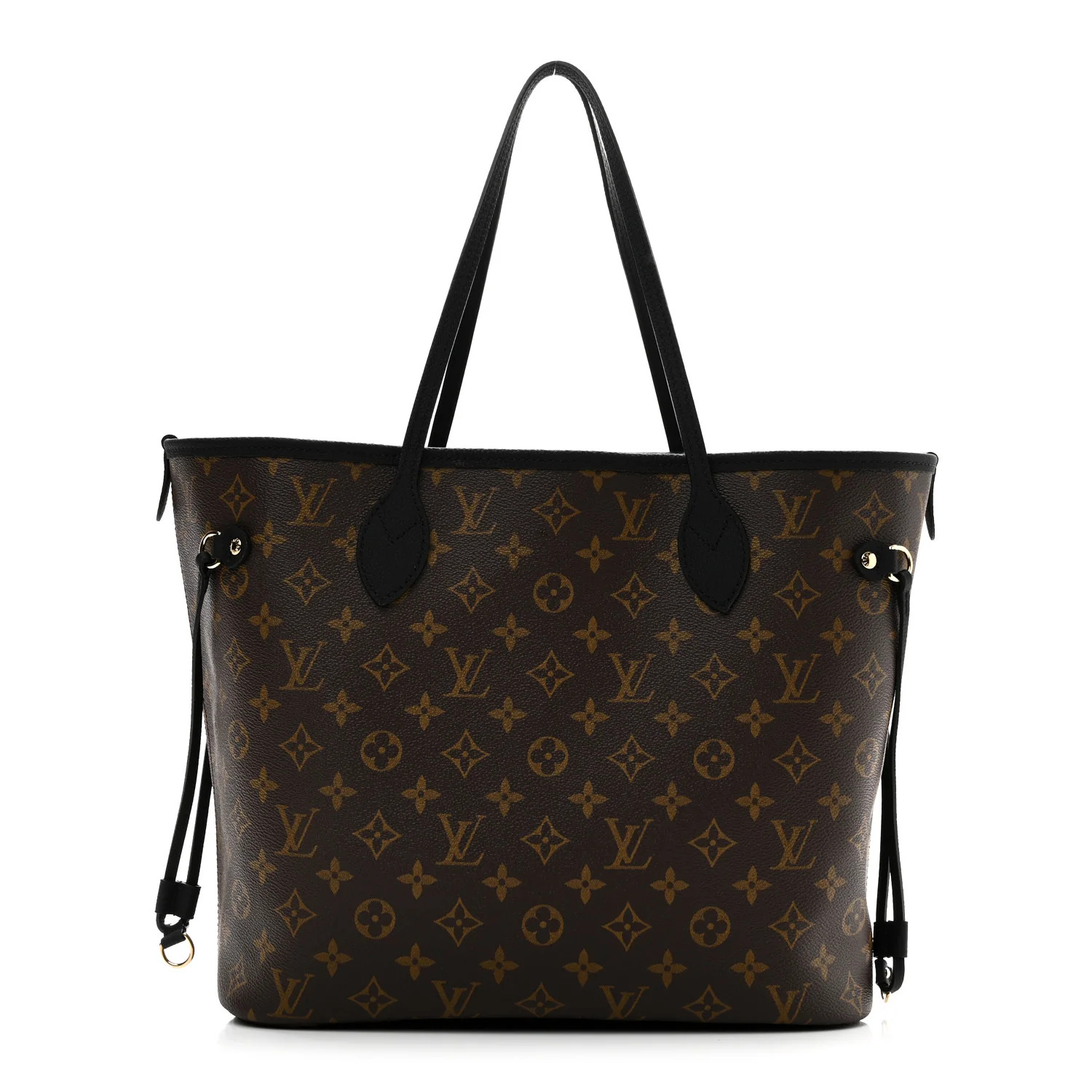 Monogram Calfskin Neo Neverfull Inside Out MM Black | FASHIONPHILE (US)
