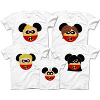 The Incredibles Mickey Ears T-Shirt | All Characters Tees Mr. Incredible Mrs. Dash Violet Jack | Etsy (US)