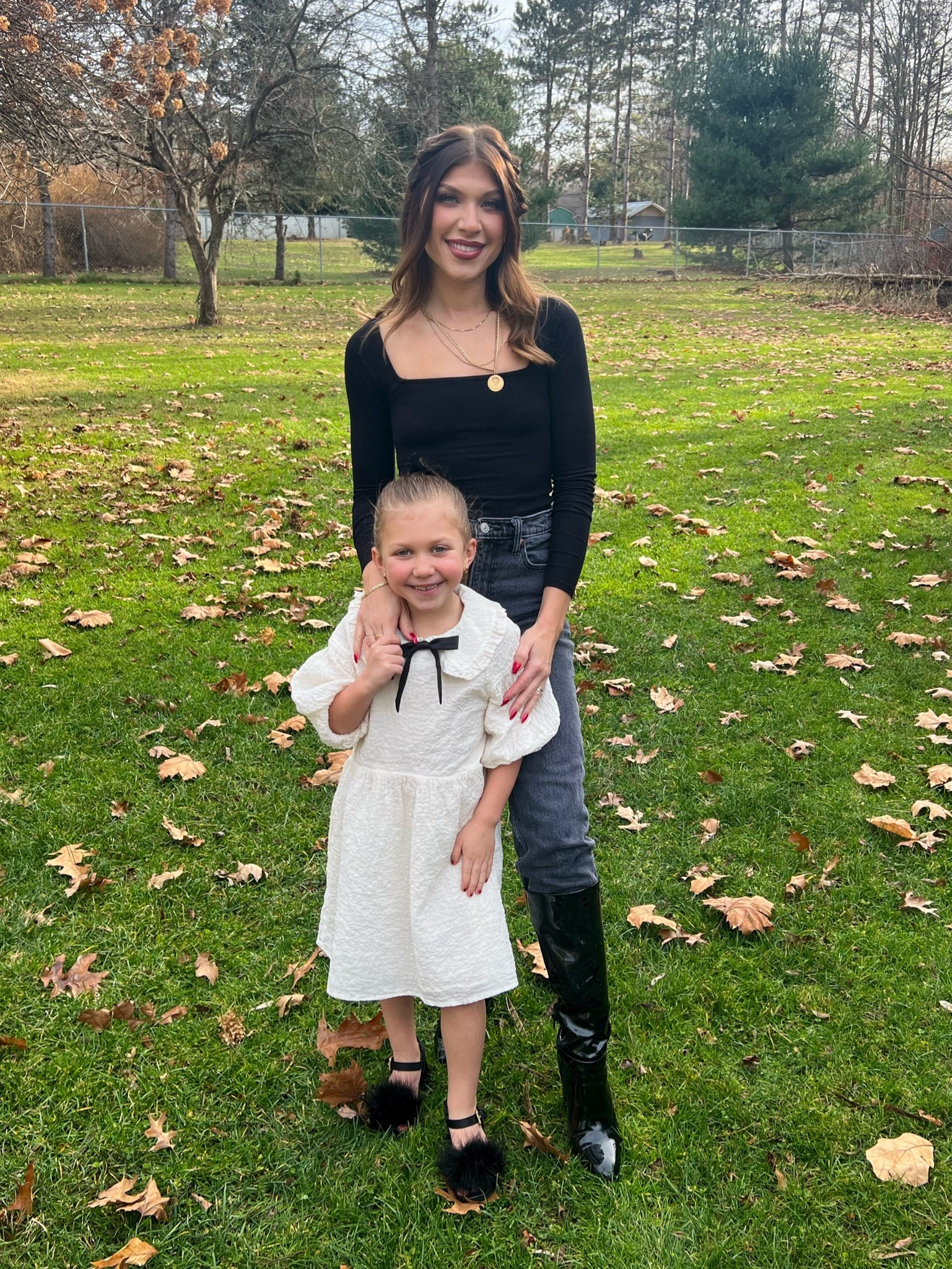 Who doesn’t love a good
Coordinated outfit with their daughter. Size xsmall in top/ jeans 25 

#LTKfamily #LTKSeasonal #LTKMostLoved