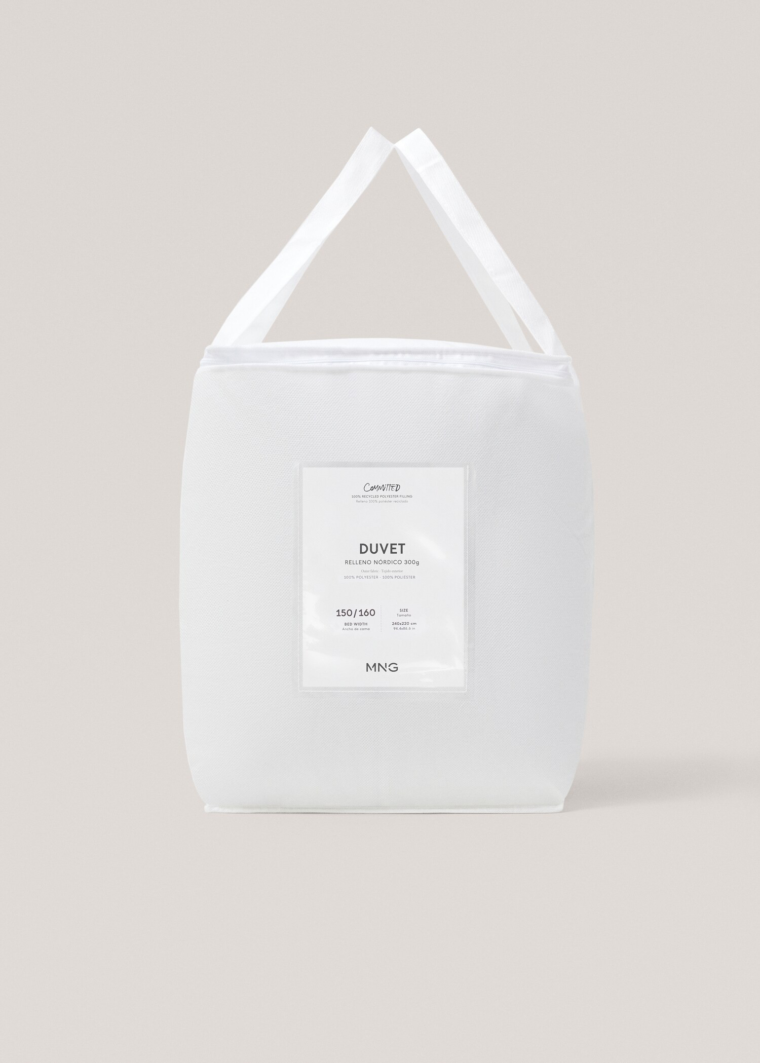 Imbottitura piumino 300 gr/m2 240x220 cm - Home | MANGO Italia | Mango EU