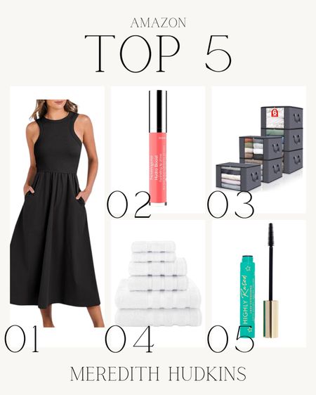 Amazon Amazon fashion black dress midi dress, Meredith Hudkins, preppy, classic timeless, Amazon, home Neutrogena Hydro, boost lip, gloss, mascara, white towels, bath towels, table, lamp, storage and organization, bags, Bamboo chair, kids toys, water, balloons, mosquito patch, camping essentials vacuum 

#LTKFindsUnder50 #LTKStyleTip #LTKSaleAlert