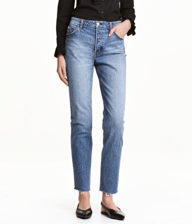 H&M Girlfriend Regular Jeans $39.99 | H&M (US)