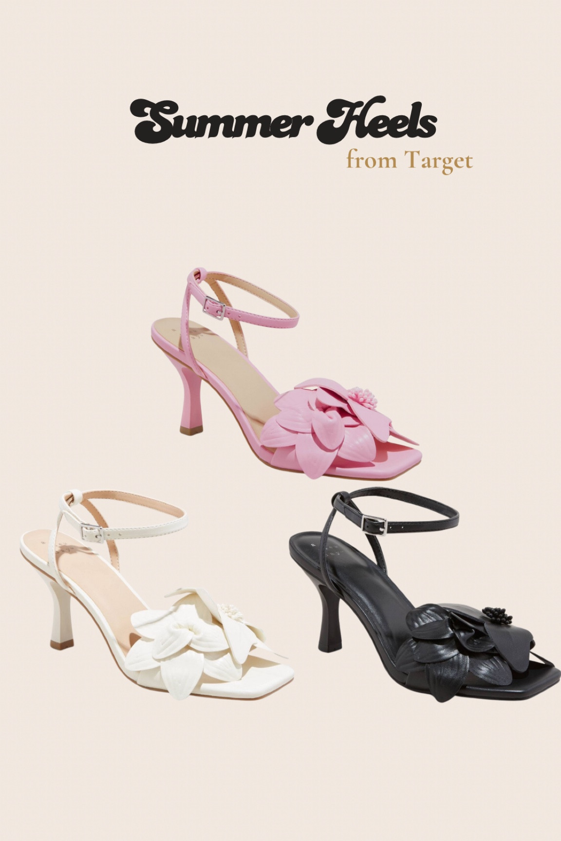 The cutest floral heels from Target for spring & summer!

Got the pink for my baby shower and I’m so excited!

Flowers, strappy heels, spring event, summer outfit, vacation shoes, baby shower, bridal shower, wedding, wedding guest

#LTKparties #LTKshoecrush #LTKU