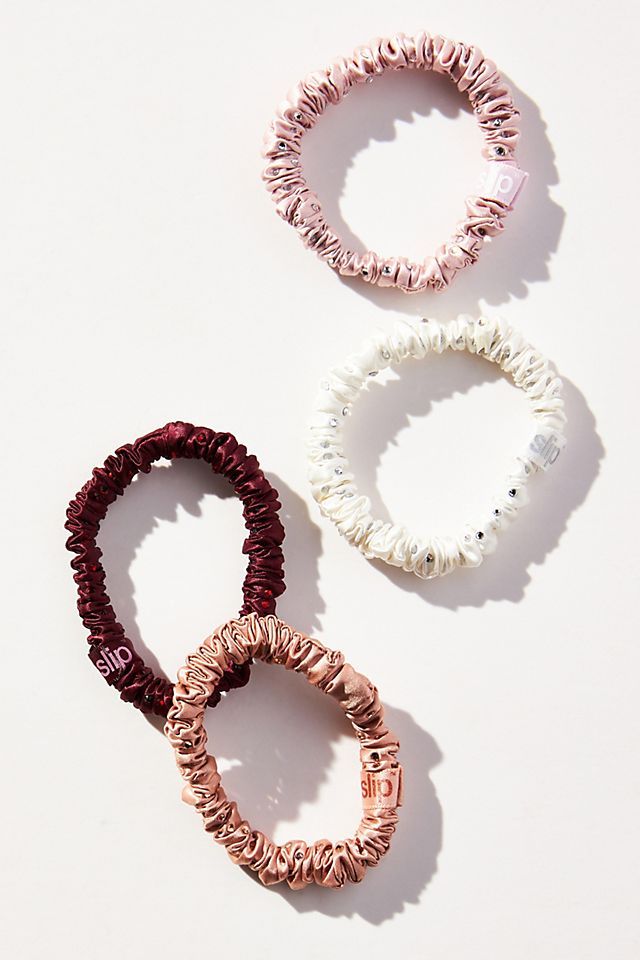 Slip Embellished Silk Scrunchie Gift Set | Anthropologie (US)