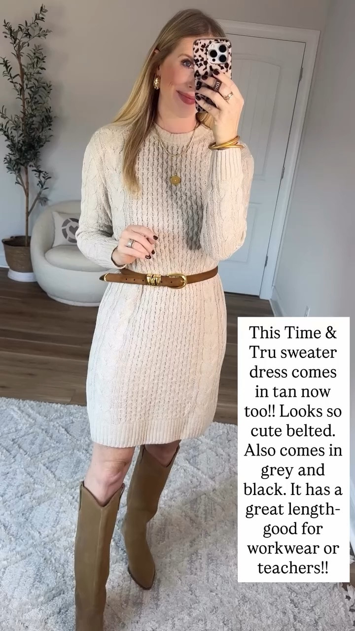 Walmart try on, time and tru sweater dress 

#LTKWorkwear #LTKStyleTip #LTKFindsUnder50