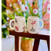 Christmas Design Mug, Handmade Ceramic Cup | Etsy (US)