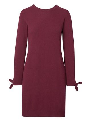 Italian Superloft Tie-Sleeve Sweater Dress | Banana Republic US