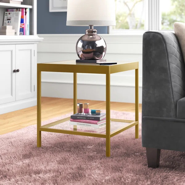Mulligan Glass End Table | Wayfair North America