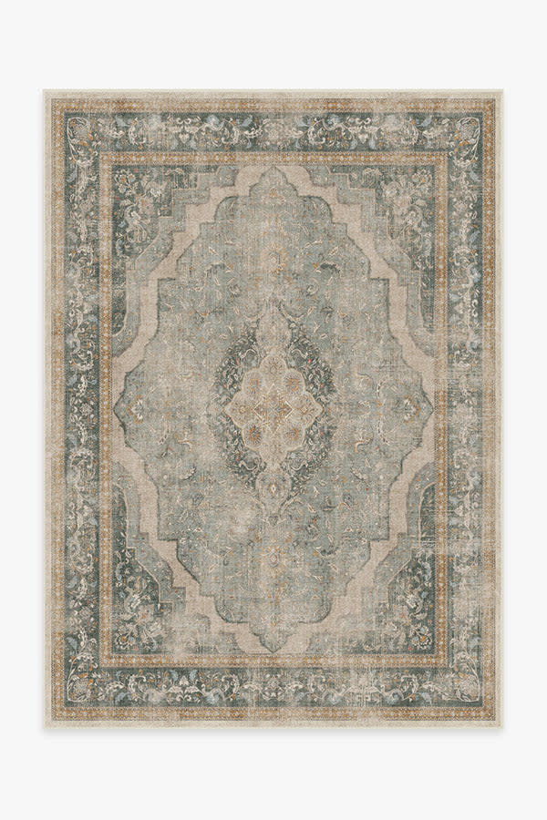 Adeline Natural Sage Rug | Ruggable