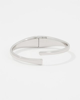 Silver Sculptural Cuff | White House Black Market